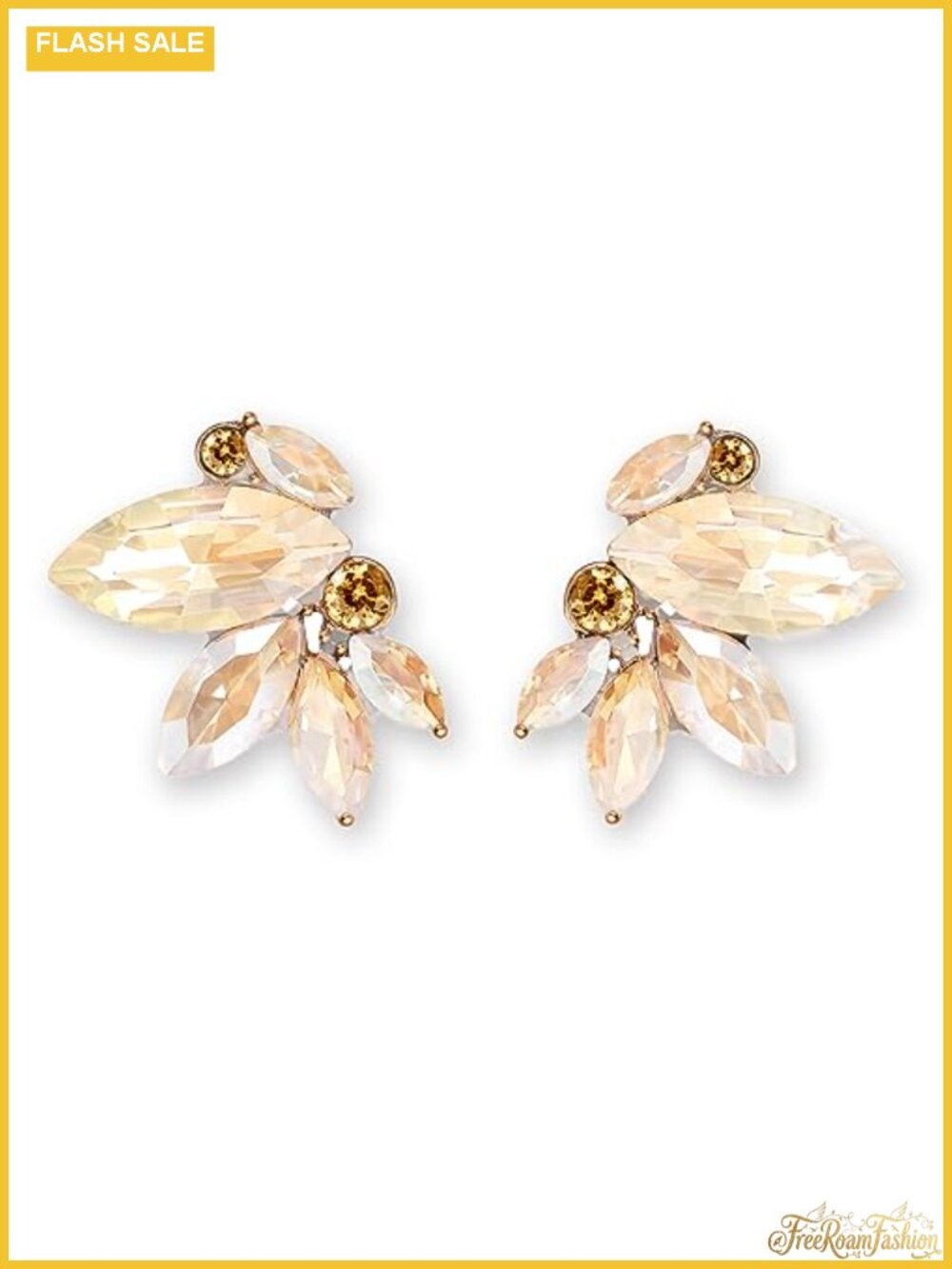 Rhinestone Stud Earrings for Women Sparkly Statement Jewelry